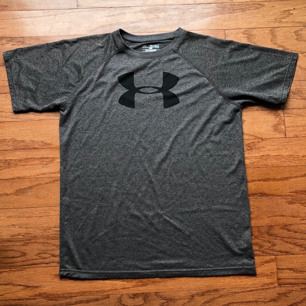 Boys Under Armour Logo Tee